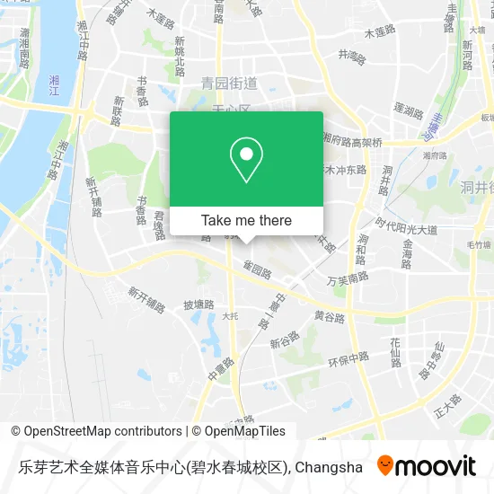 乐芽艺术全媒体音乐中心(碧水春城校区) map