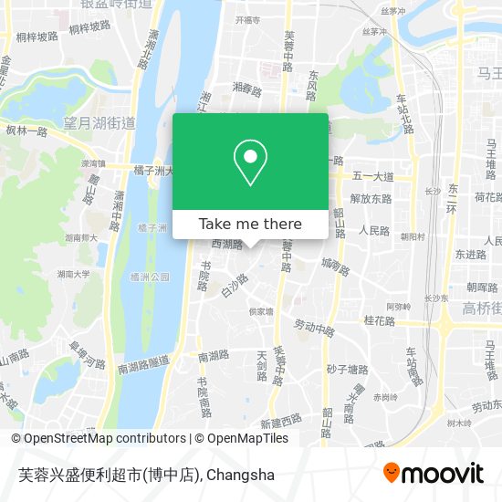 芙蓉兴盛便利超市(博中店) map