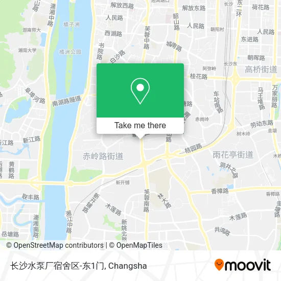 长沙水泵厂宿舍区-东1门 map