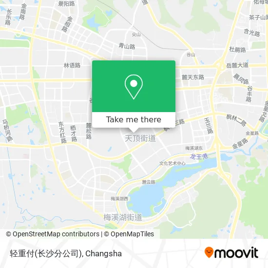 轻重付(长沙分公司) map