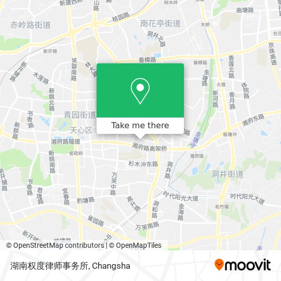 湖南权度律师事务所 map