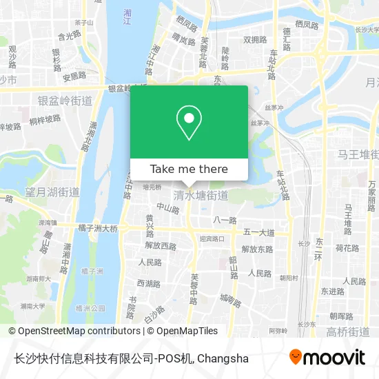 长沙快付信息科技有限公司-POS机 map