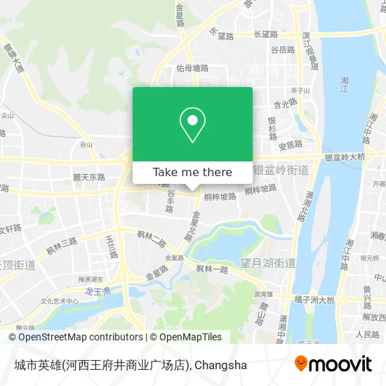 城市英雄(河西王府井商业广场店) map