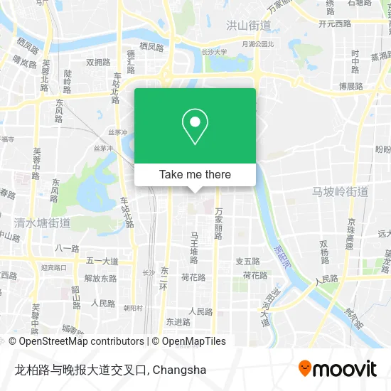 龙柏路与晚报大道交叉口 map