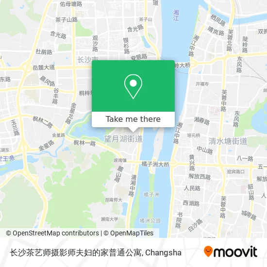 长沙茶艺师摄影师夫妇的家普通公寓 map