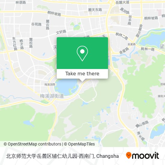 北京师范大学岳麓区辅仁幼儿园-西南门 map