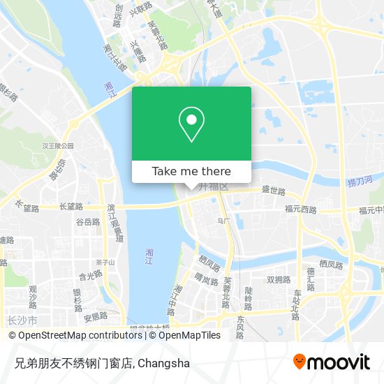 兄弟朋友不绣钢门窗店 map