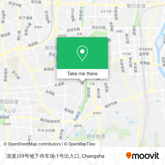 清溪川9号地下停车场-1号出入口 map