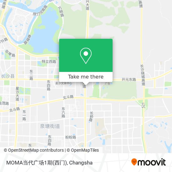 MOMA当代广场1期(西门) map