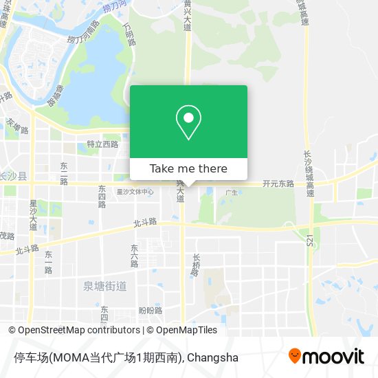 停车场(MOMA当代广场1期西南) map