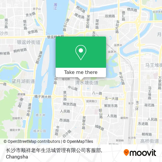 长沙市顺祥老年生活城管理有限公司客服部 map