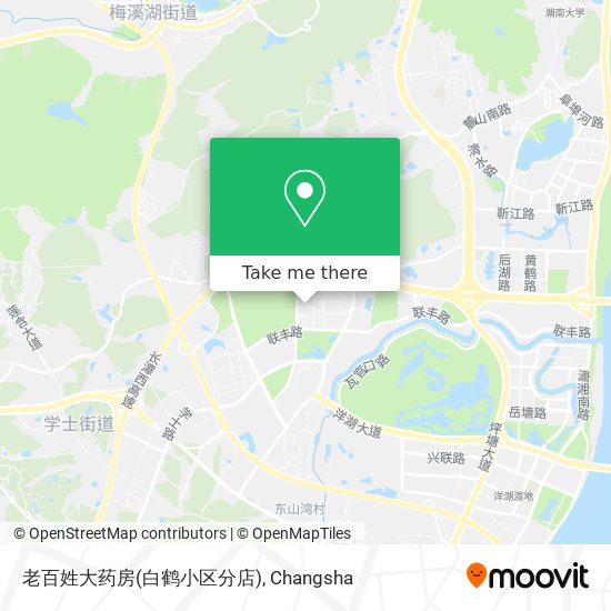 老百姓大药房(白鹤小区分店) map