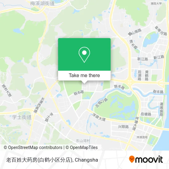 老百姓大药房(白鹤小区分店) map