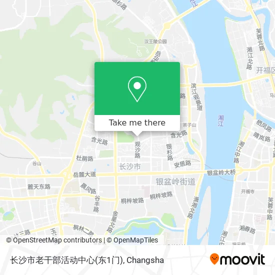 长沙市老干部活动中心(东1门) map