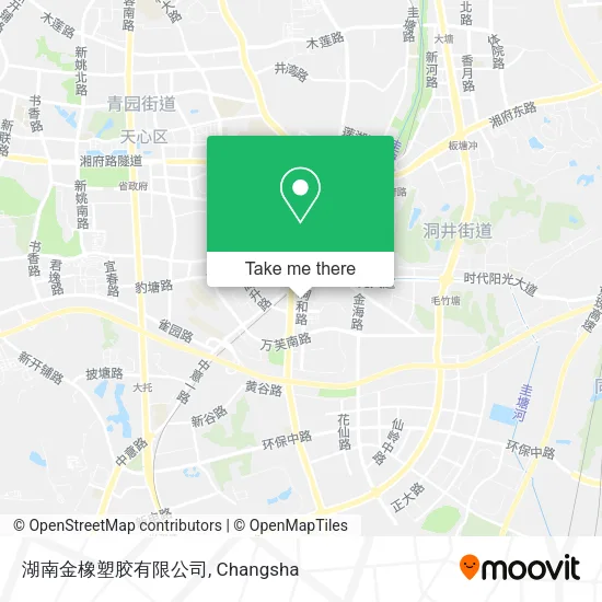湖南金橡塑胶有限公司 map