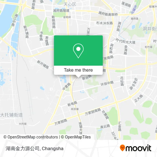 湖南金力源公司 map