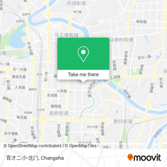 育才二小-北门 map