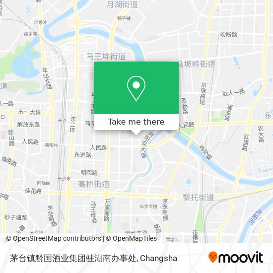 茅台镇黔国酒业集团驻湖南办事处 map