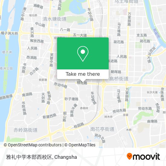 雅礼中学本部西校区 map