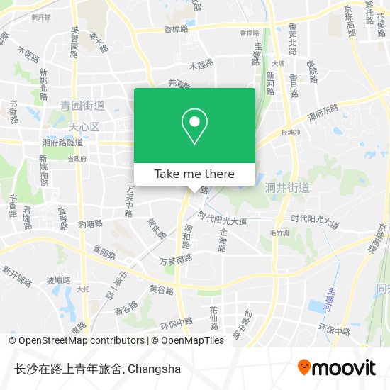 长沙在路上青年旅舍 map