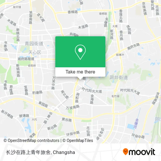 长沙在路上青年旅舍 map