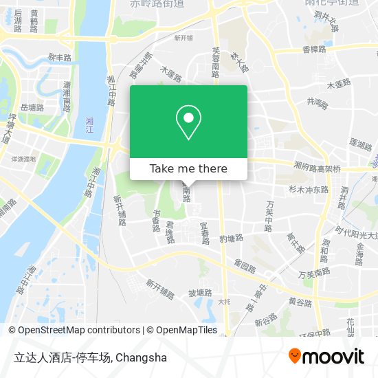 立达人酒店-停车场 map