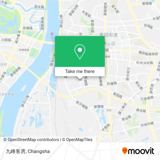 九峰客房 map