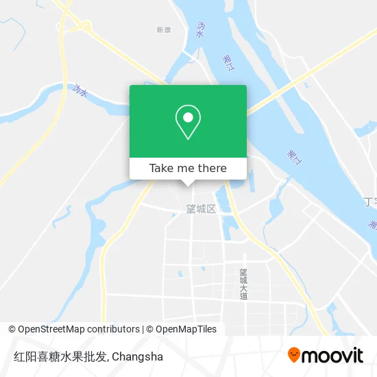 红阳喜糖水果批发 map