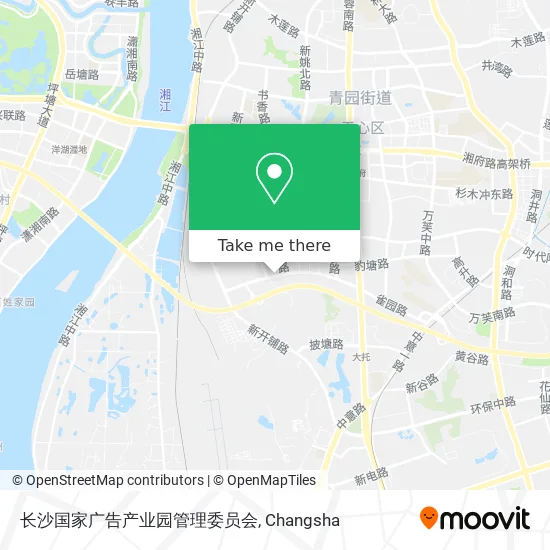 长沙国家广告产业园管理委员会 map