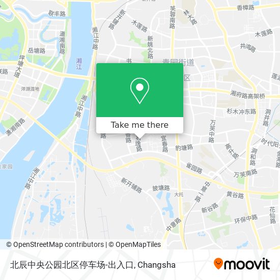 北辰中央公园北区停车场-出入口 map