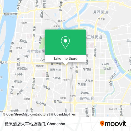 橙果酒店火车站店西门 map
