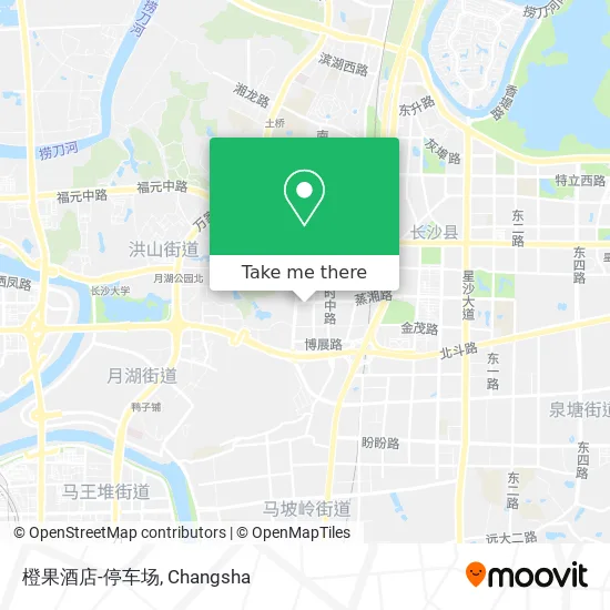 橙果酒店-停车场 map