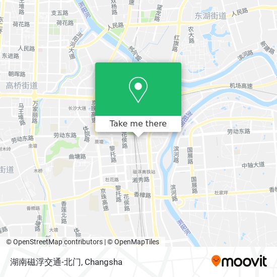湖南磁浮交通-北门 map