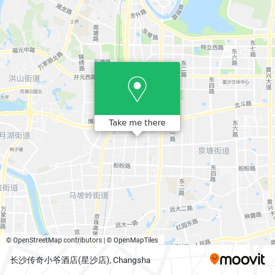 长沙传奇小爷酒店(星沙店) map