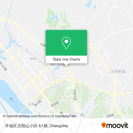 开福区太阳山小区-b1栋 map