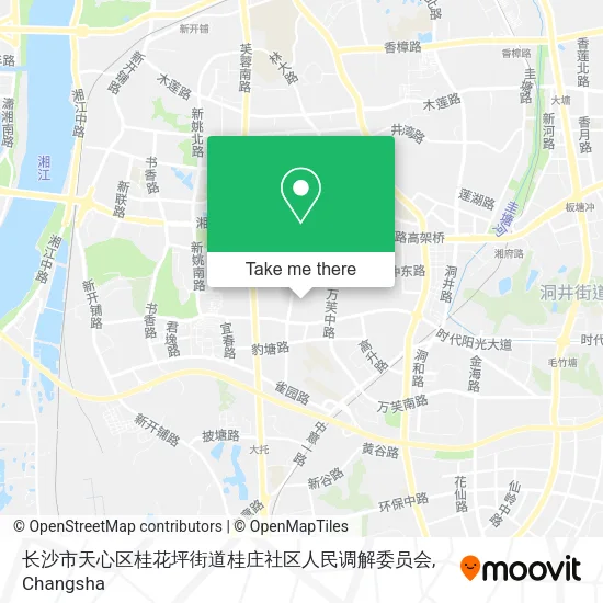 长沙市天心区桂花坪街道桂庄社区人民调解委员会 map