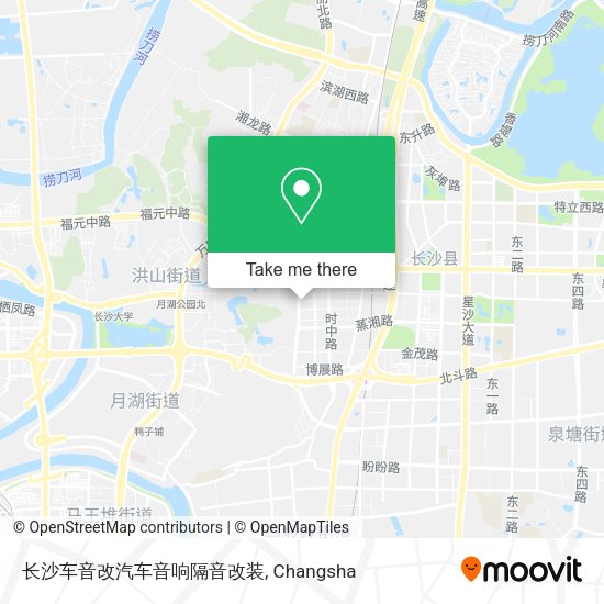 长沙车音改汽车音响隔音改装 map