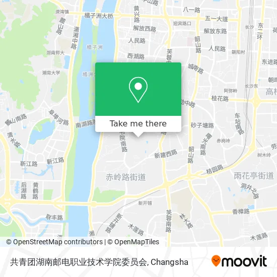 共青团湖南邮电职业技术学院委员会 map