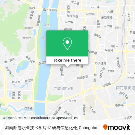 湖南邮电职业技术学院-科研与信息化处 map