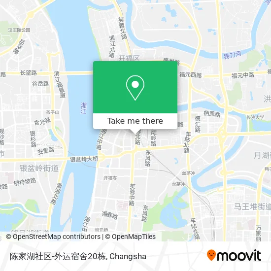 陈家湖社区-外运宿舍20栋 map