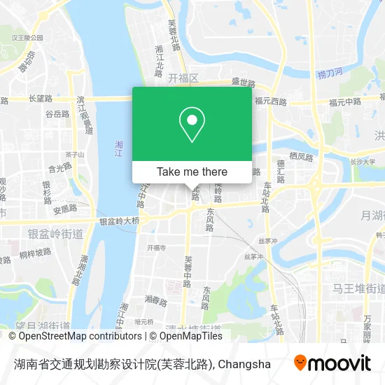 湖南省交通规划勘察设计院(芙蓉北路) map