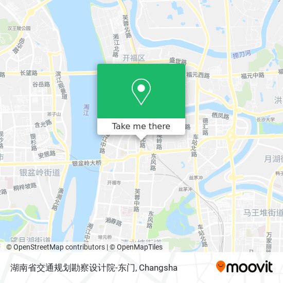 湖南省交通规划勘察设计院-东门 map