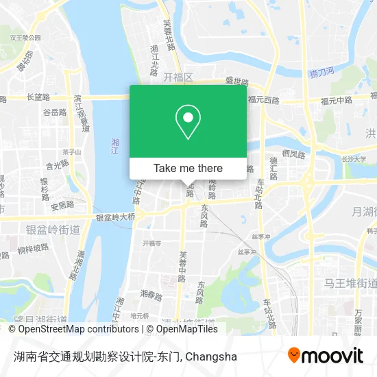 湖南省交通规划勘察设计院-东门 map