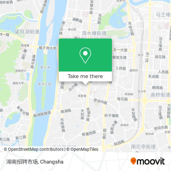 湖南招聘市场 map