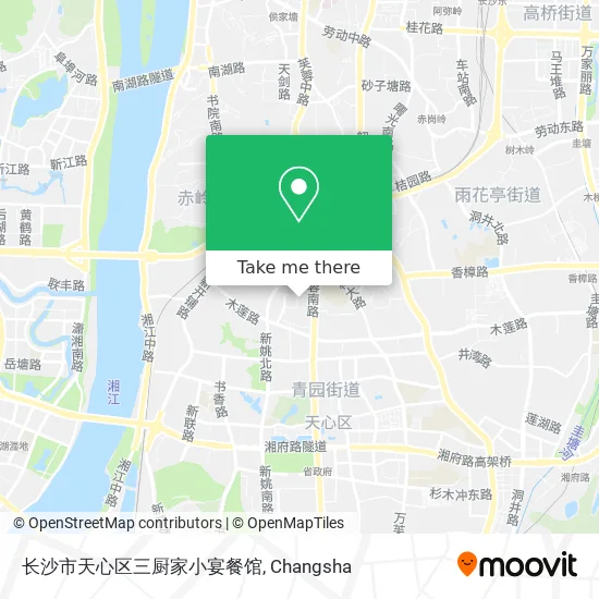 长沙市天心区三厨家小宴餐馆 map