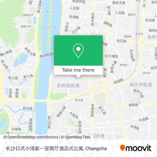 长沙日式小清新一室两厅酒店式公寓 map