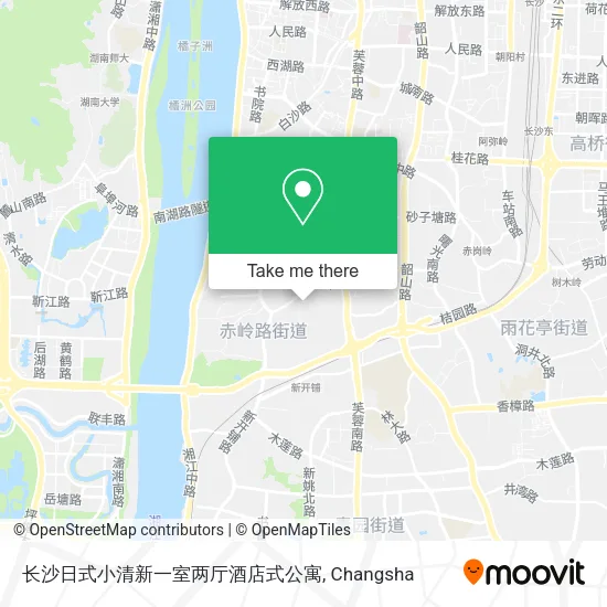 长沙日式小清新一室两厅酒店式公寓 map