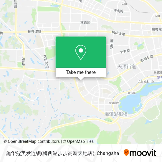 施华蔻美发连锁(梅西湖步步高新天地店) map
