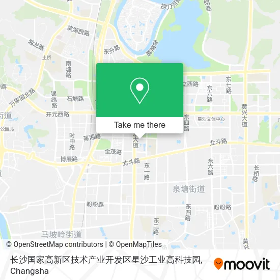 长沙国家高新区技术产业开发区星沙工业高科技园 map