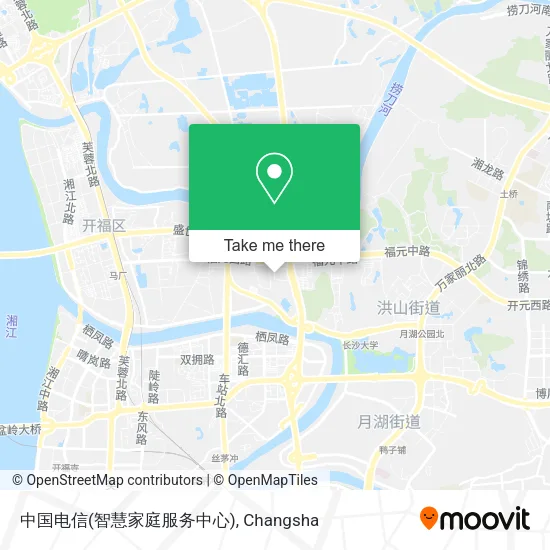 中国电信(智慧家庭服务中心) map